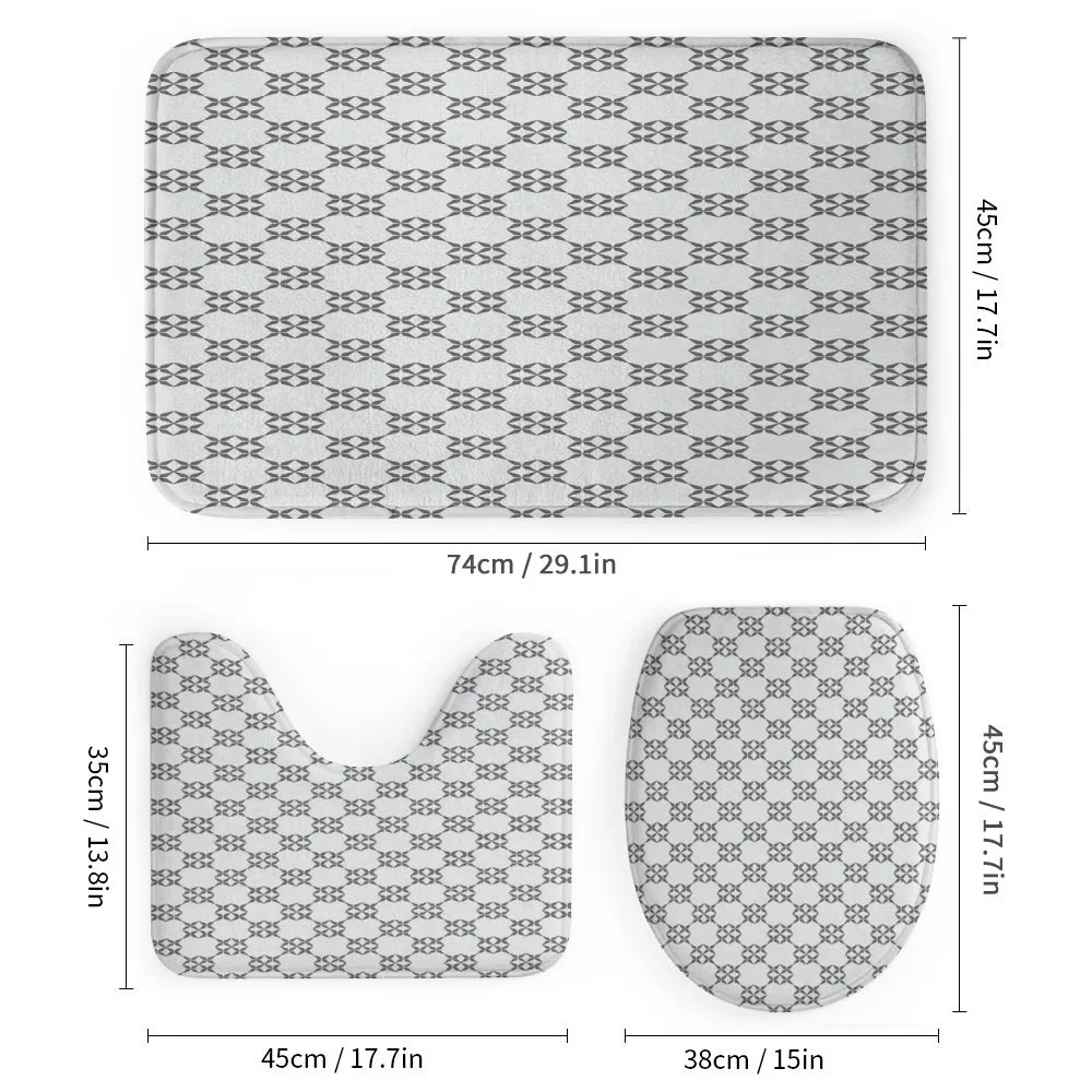 Floral Squares Lines — Detail 1