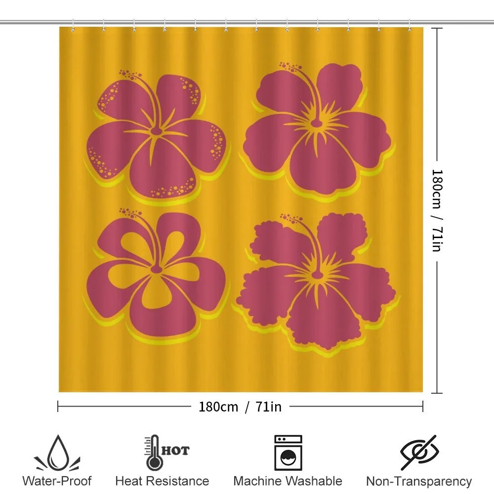 Hibiscus Flower Silhouettes — Detail 2
