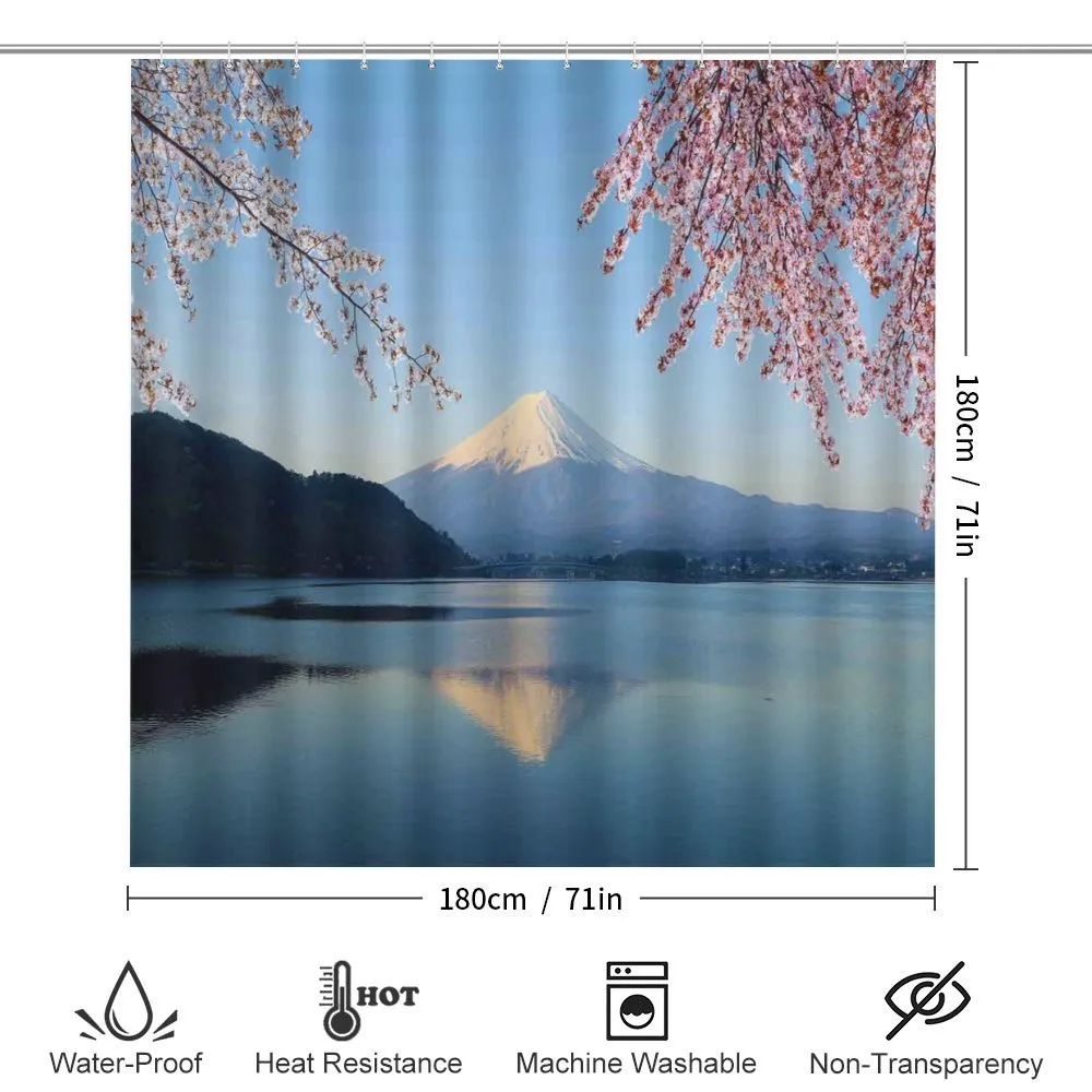 Japan Mountain and Sakura — Detail 2