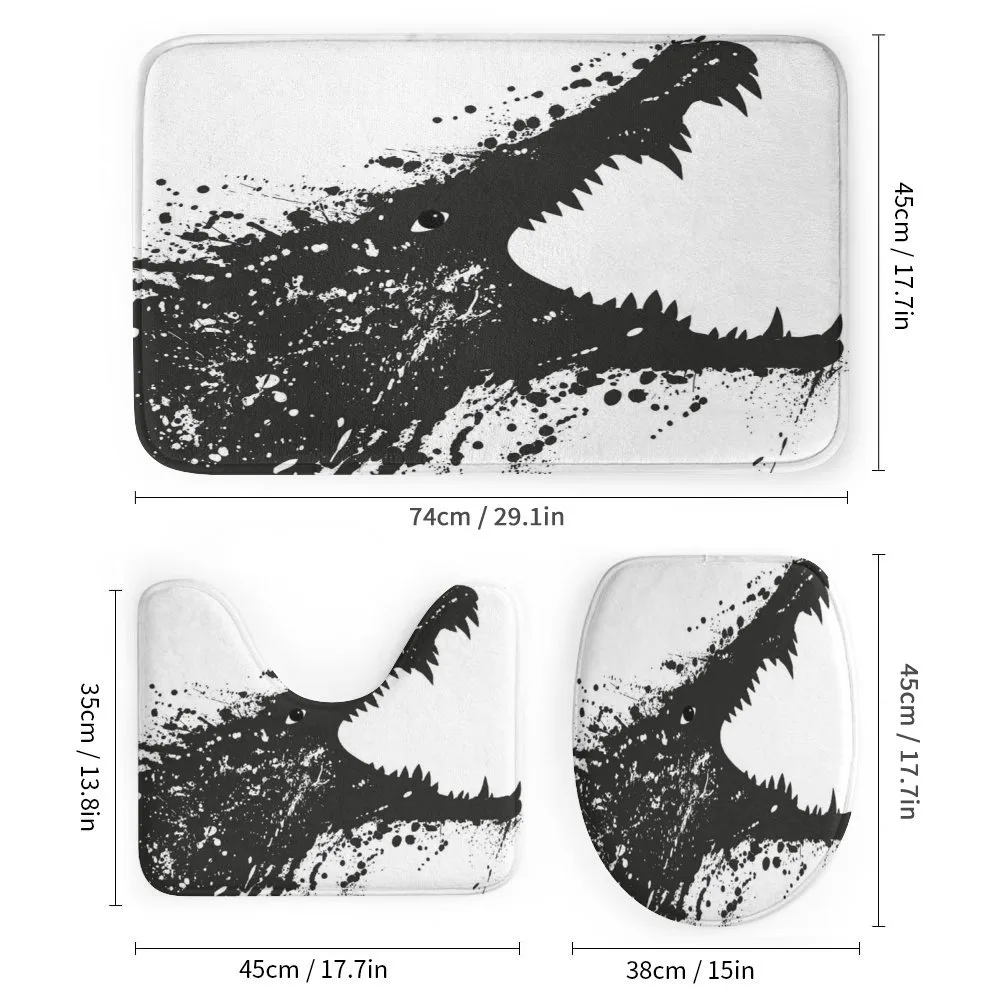 Monochrome Crocodile — Detail 1