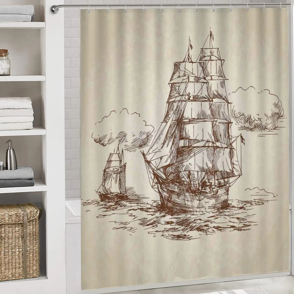 Old Ship Sketch — Detail 4