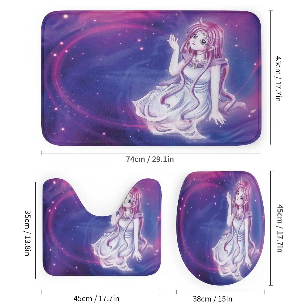 Purple Anime Fairy Sitting — Detail 1