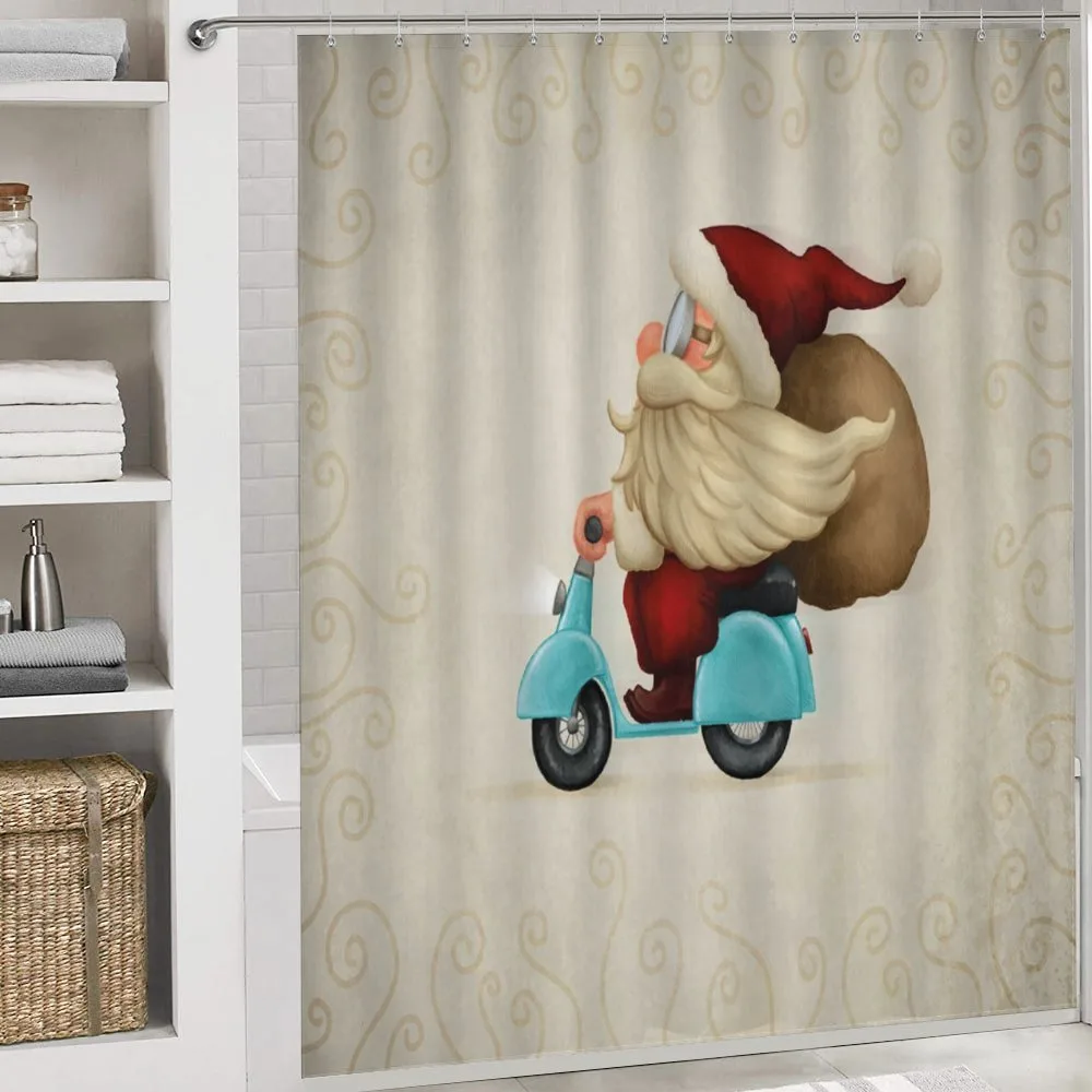 Santa on Motorcycle — Detail 4
