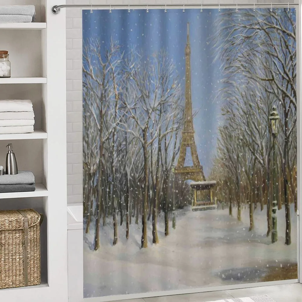 Snowy Paris City View — Detail 4