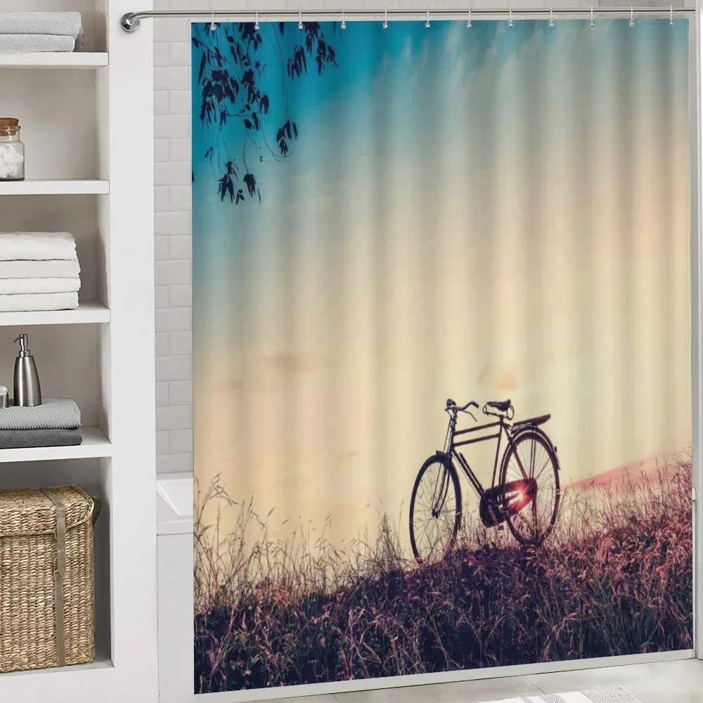 Sunset Bicycle Pastel — Detail 4