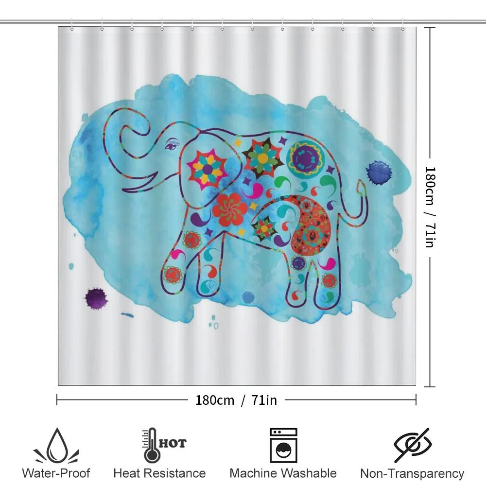 Thailand Elephant Paisley — Detail 2