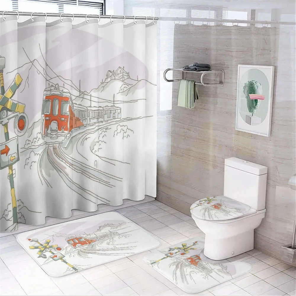 Train on the Tracks Rural — Your design