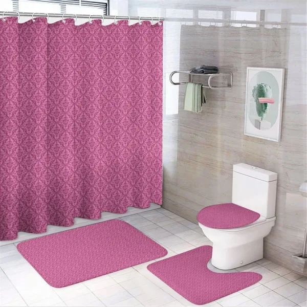 Victorian Monochrome on a shower curtain