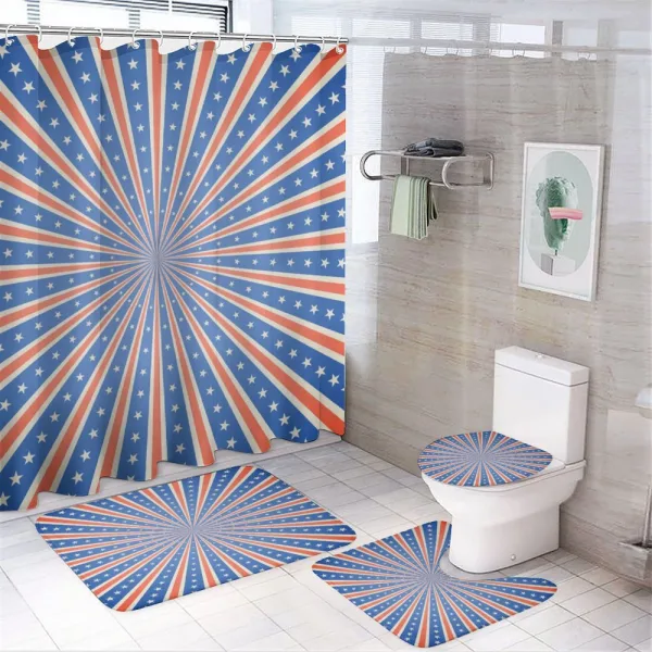 Whirlpool on a shower curtain