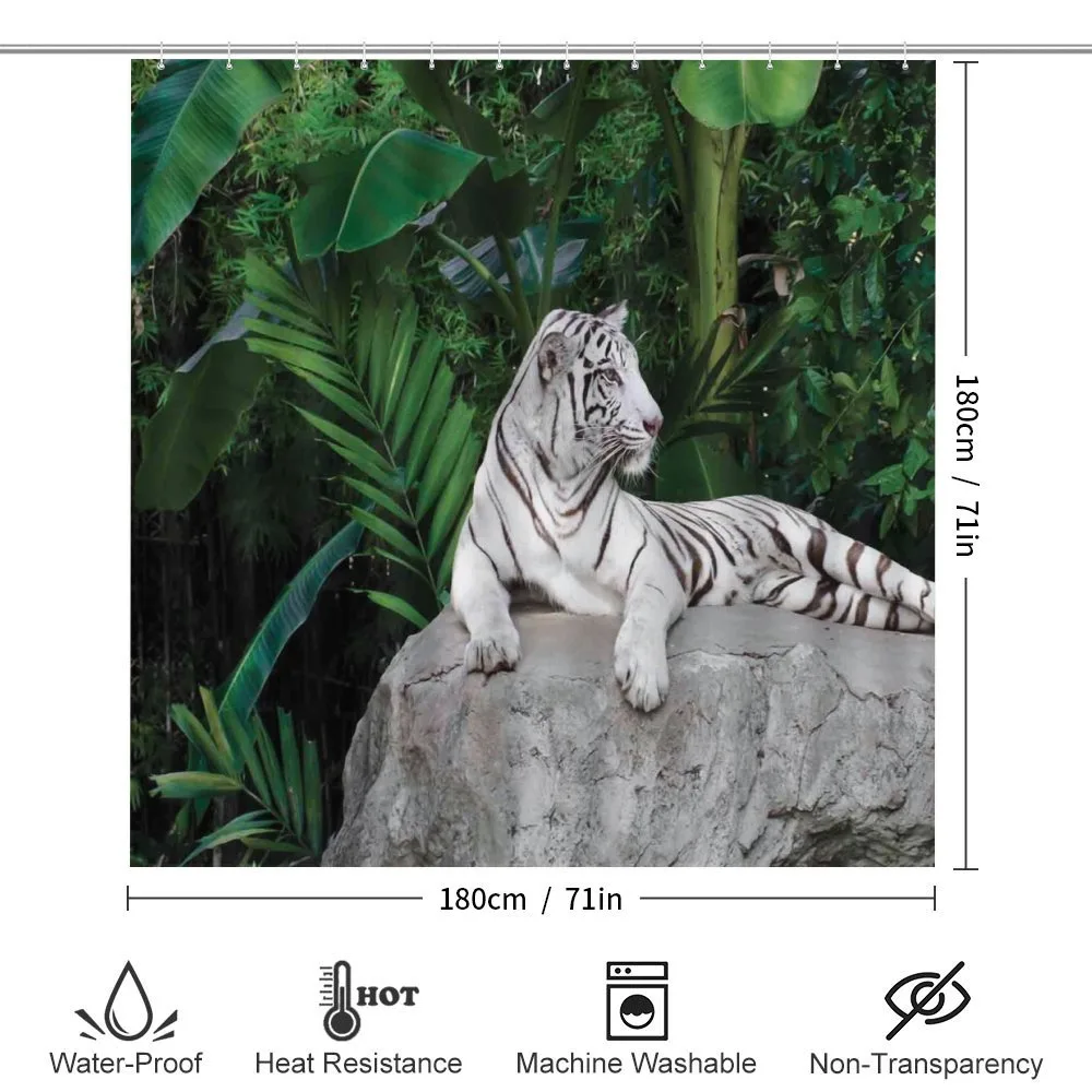 White Tiger in Jungle — Detail 2