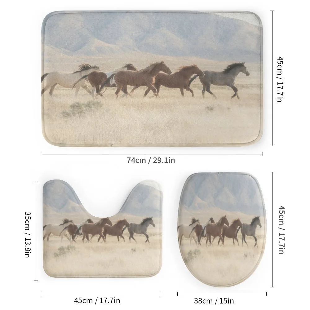 Wild Mustang Horses Art — Detail 1