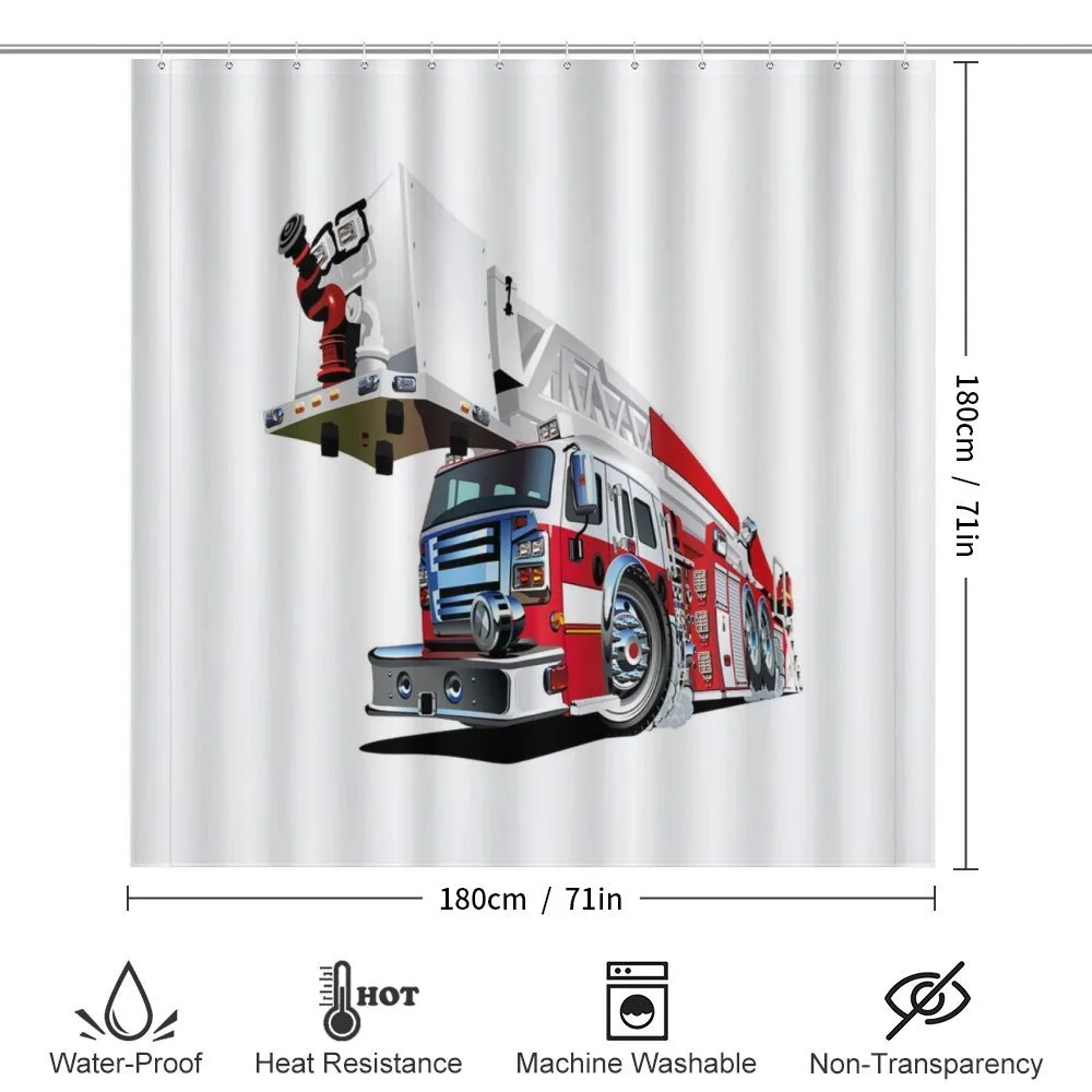 911 Emergency Firetruck — Detail 2