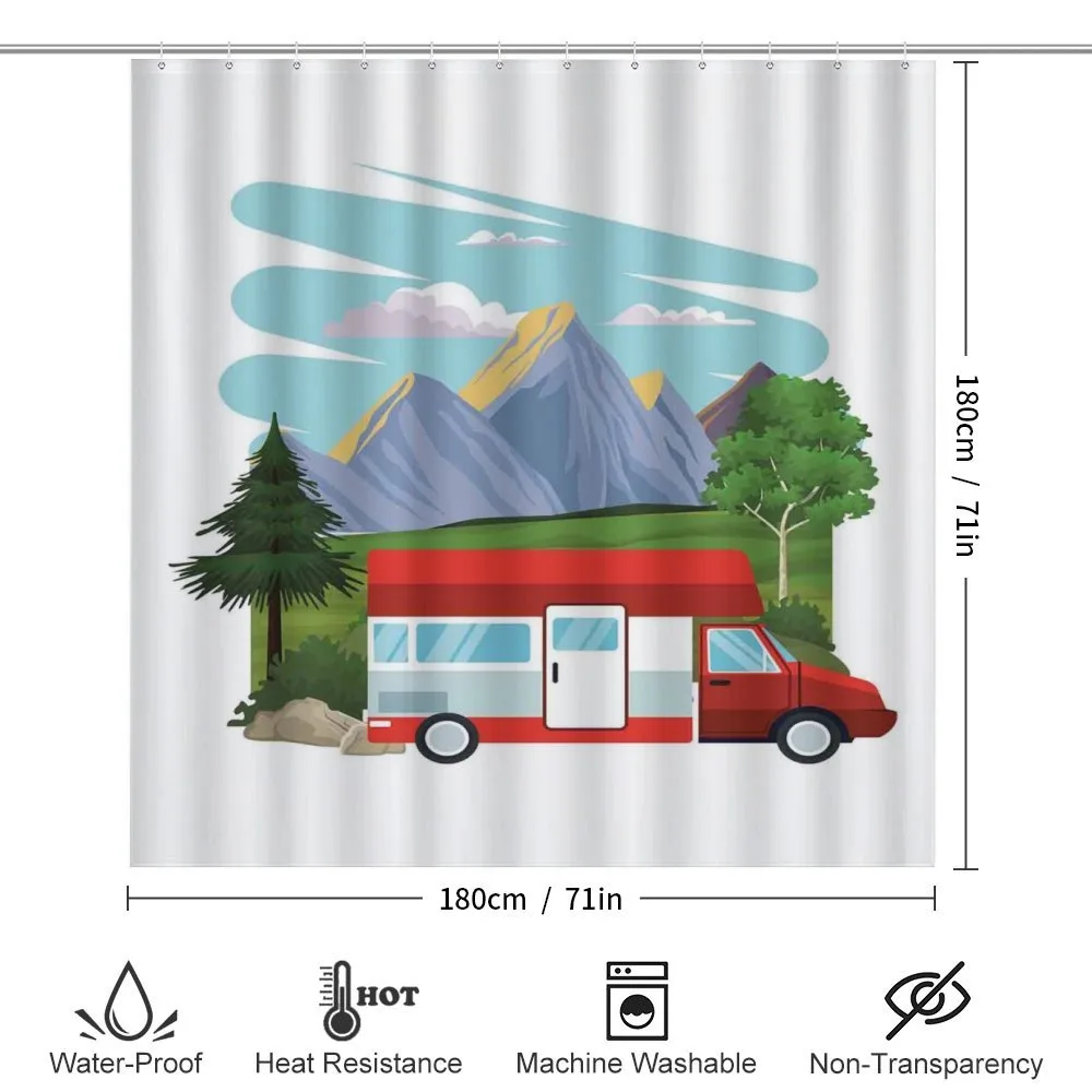 Caravan Forest Nature Scenery — Detail 2