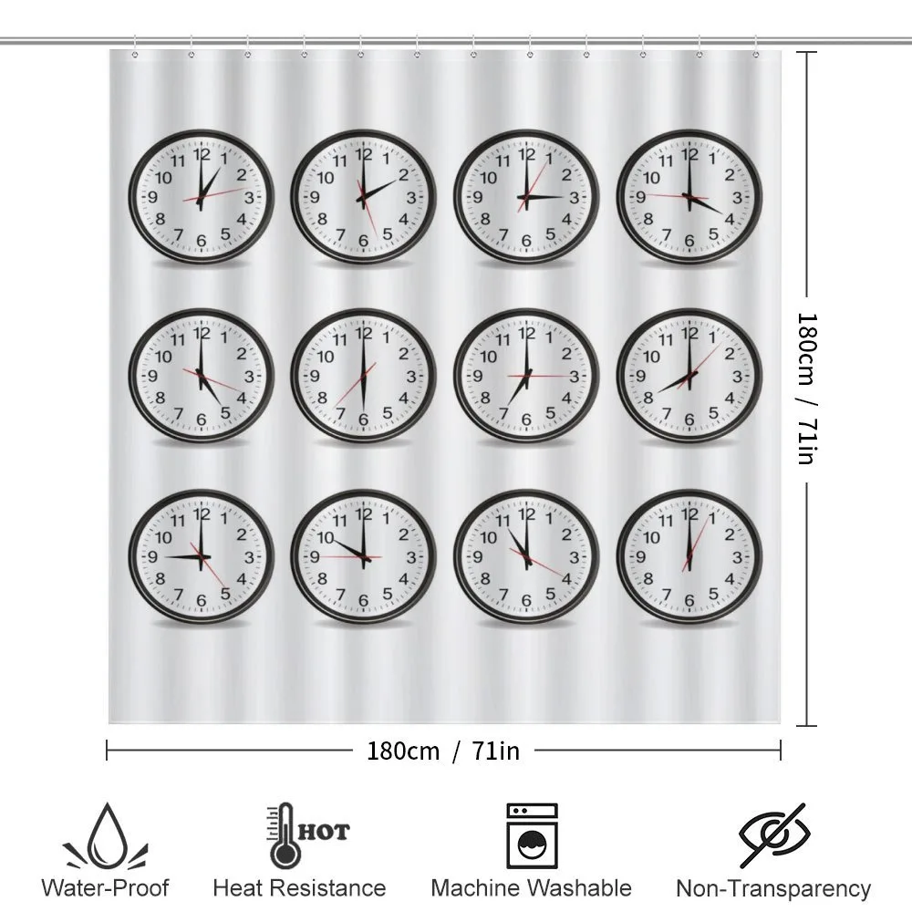 Clocks and Black Numbers — Detail 2