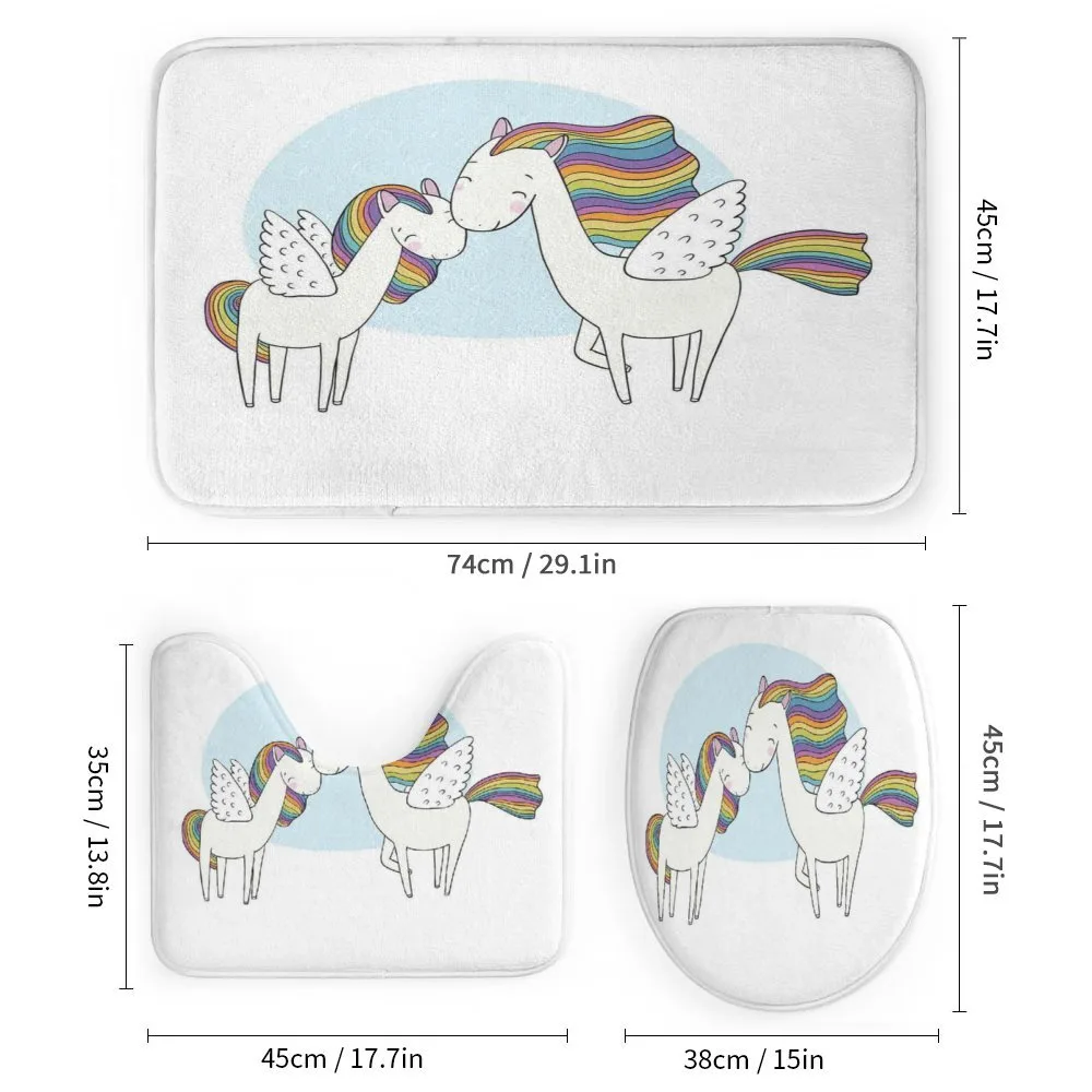 Colorful Pegasus Horses — Detail 1