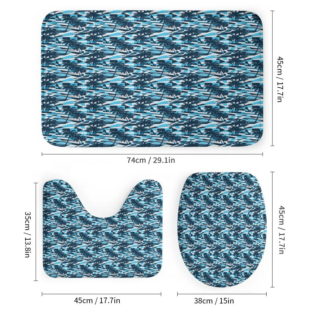 Geometric Blue Shades — Detail 1