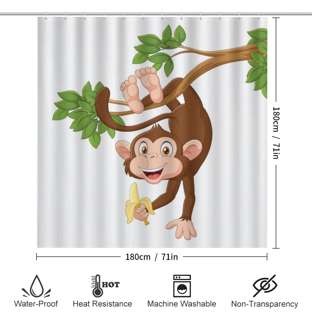 Monkey with Banana Tree — Detail 2