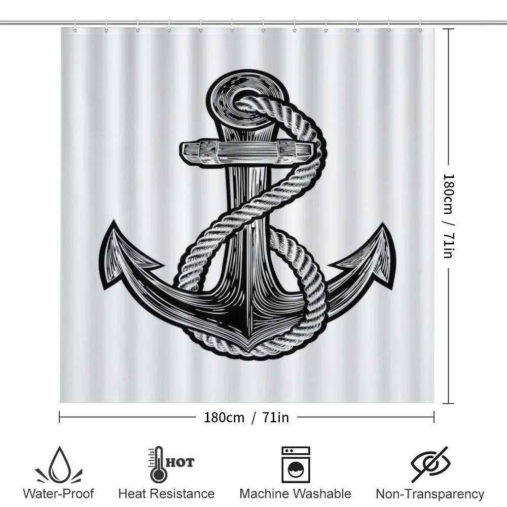 Monochrome Anchor — Detail 2