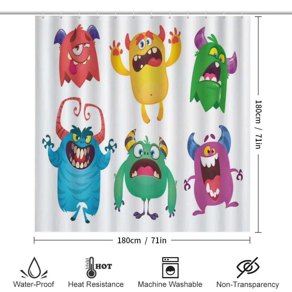 Monsters with Whimsical Face — Detail 2