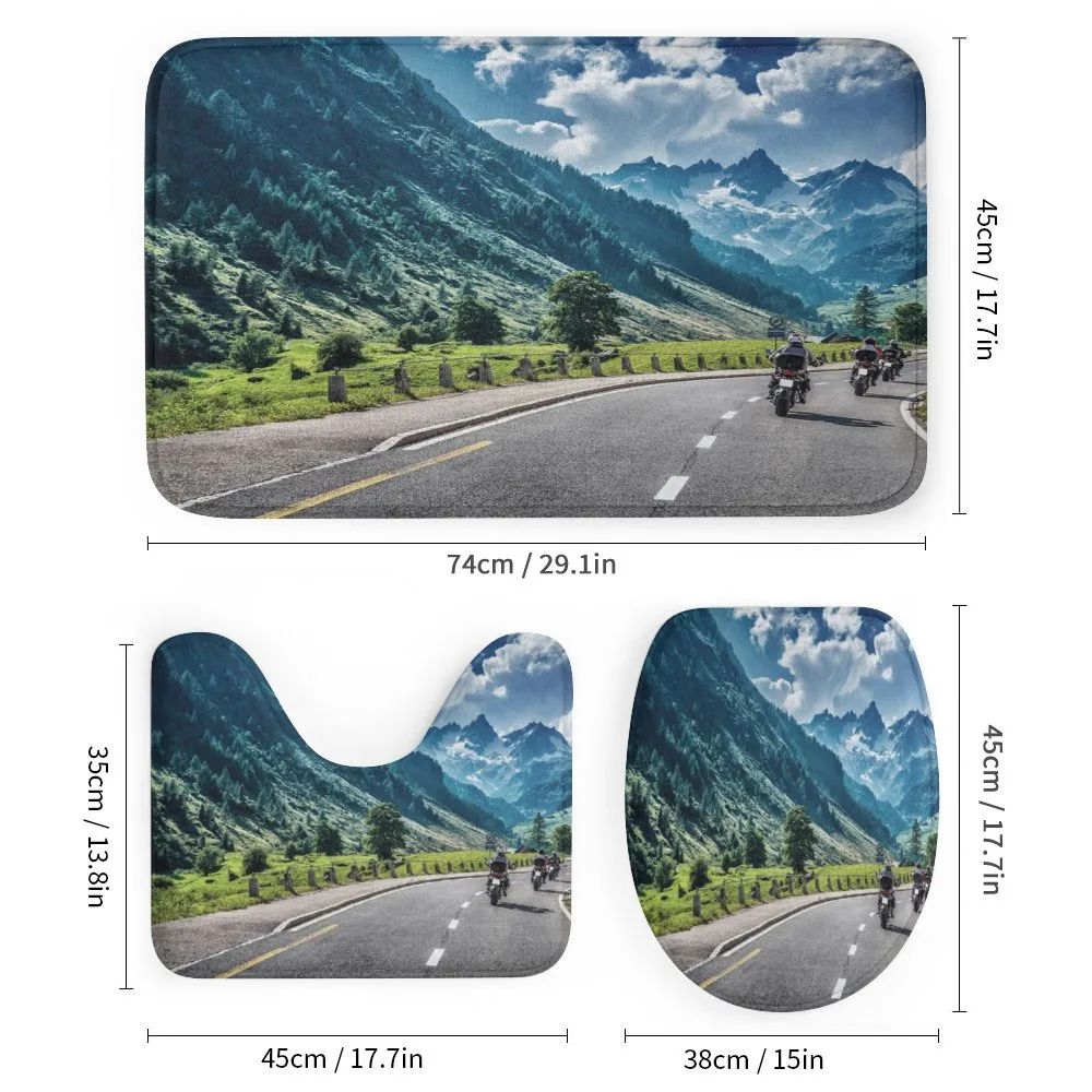 Motorcyclist on Road — Detail 1
