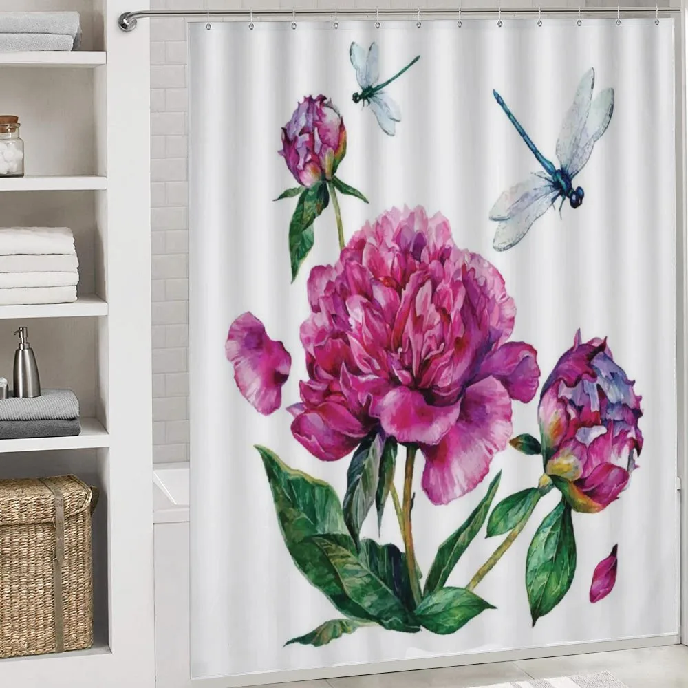 Peonies and Dragonflies — Detail 4