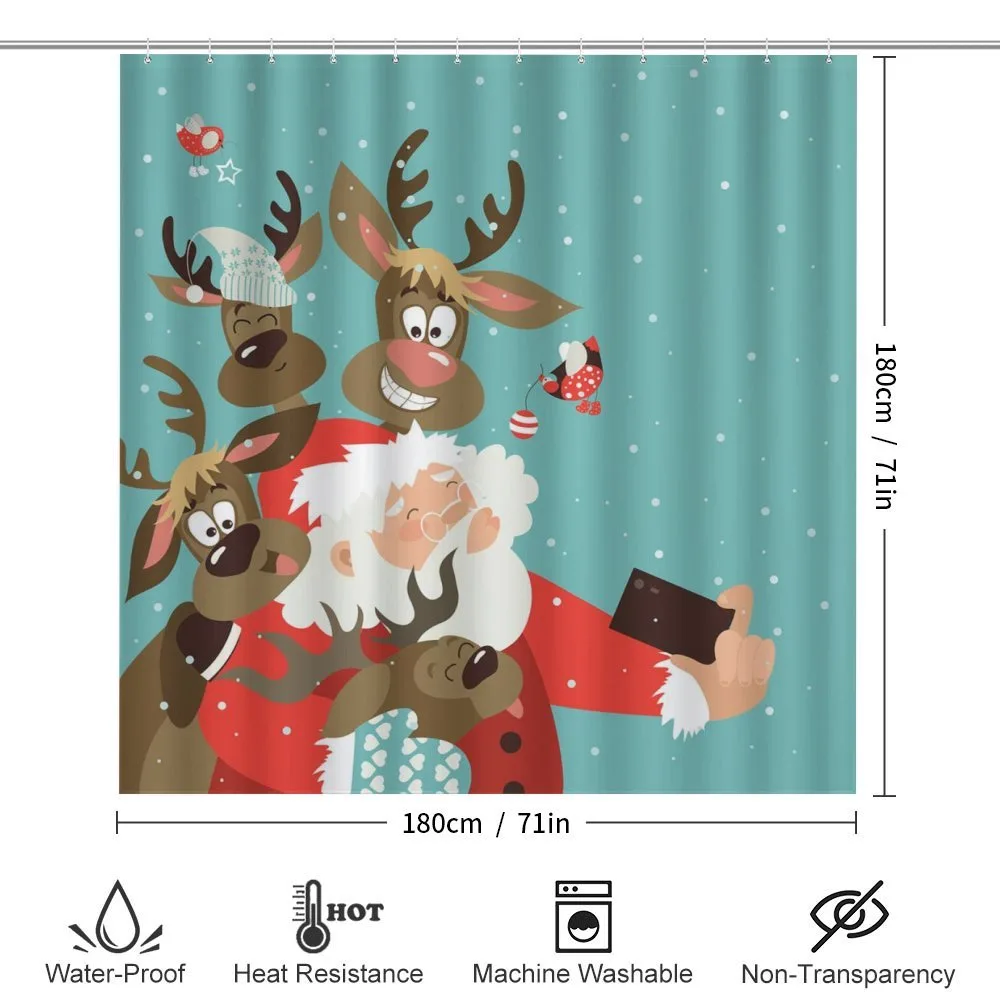 Reindeer Buddies Selfie — Detail 2