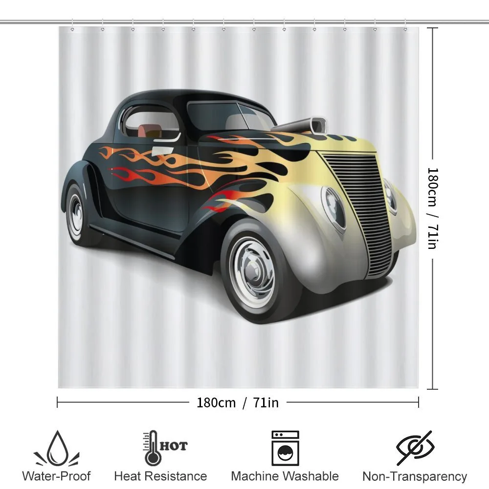 Retro 40s Drag Car — Detail 2