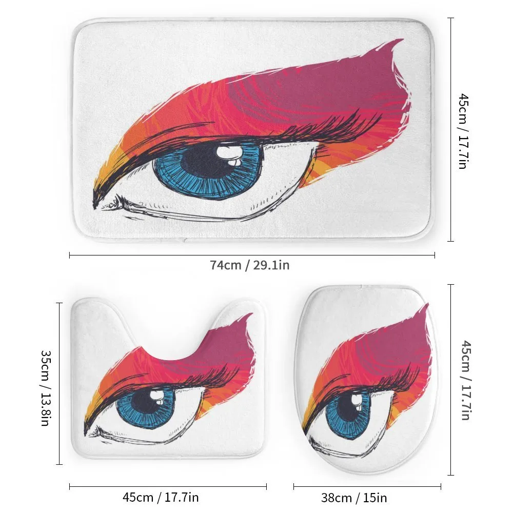 Sketch Art Single Blue Eye — Detail 1