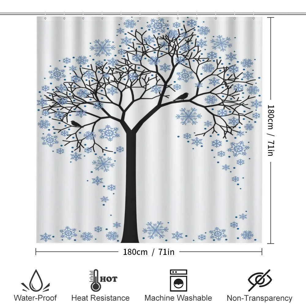 Tree with Snowflakes — Detail 2