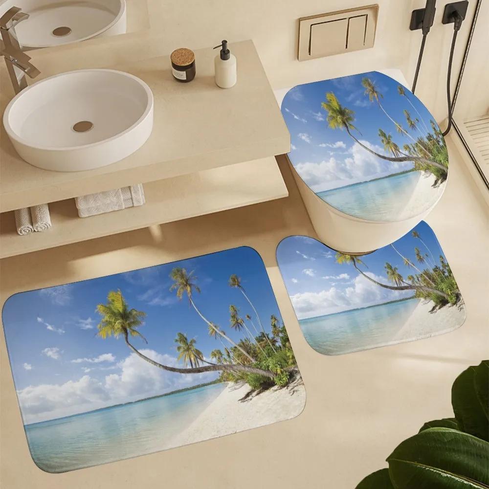 Tropical Beach and Palm Leaves — Detail 5