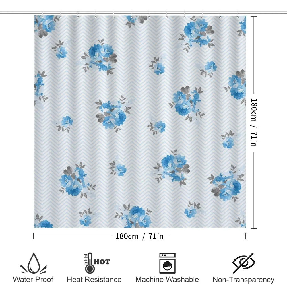 Blue Color Romantic Flower — Detail 2