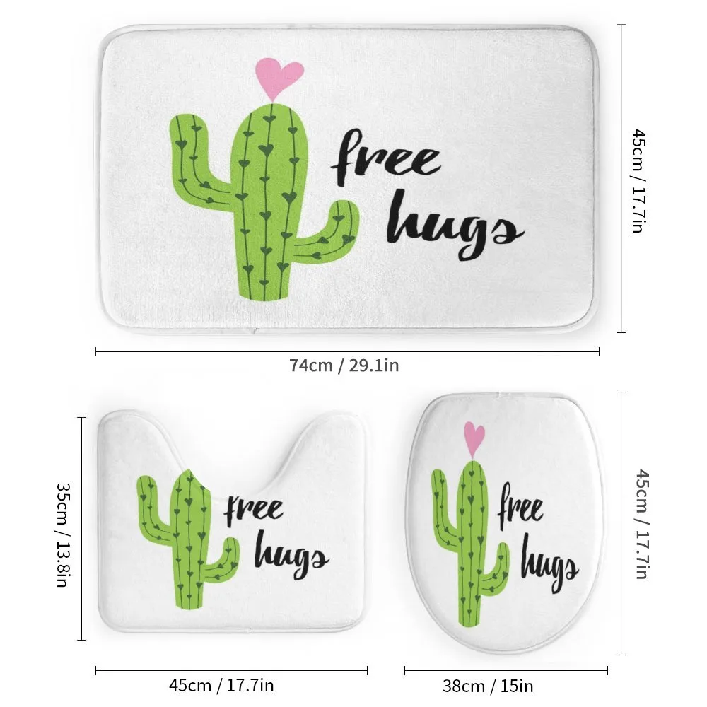 Cactus with Free Hug Words — Detail 1