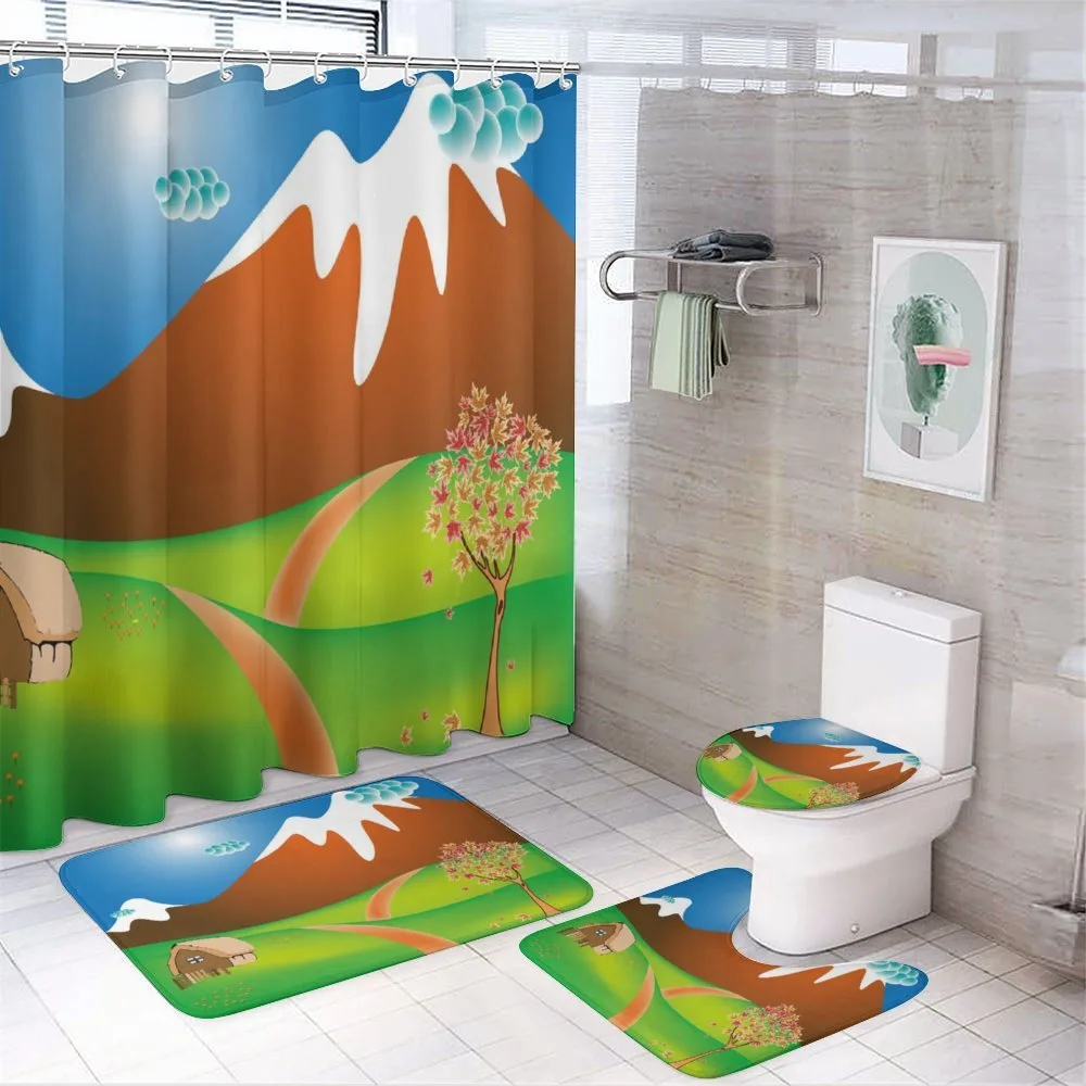Cartoon Country Scene — Your design