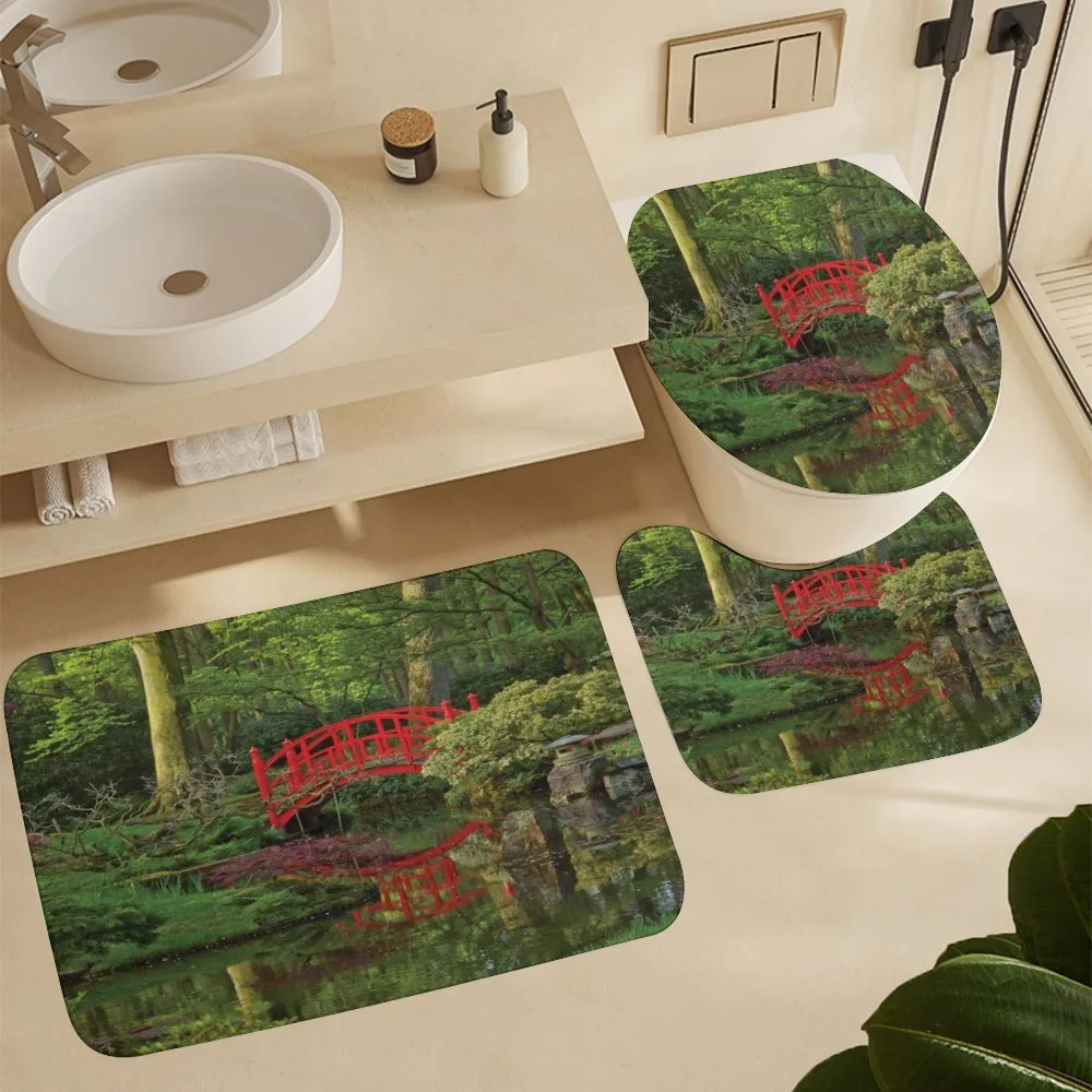 Chinese Bridge in a Forest — Detail 5