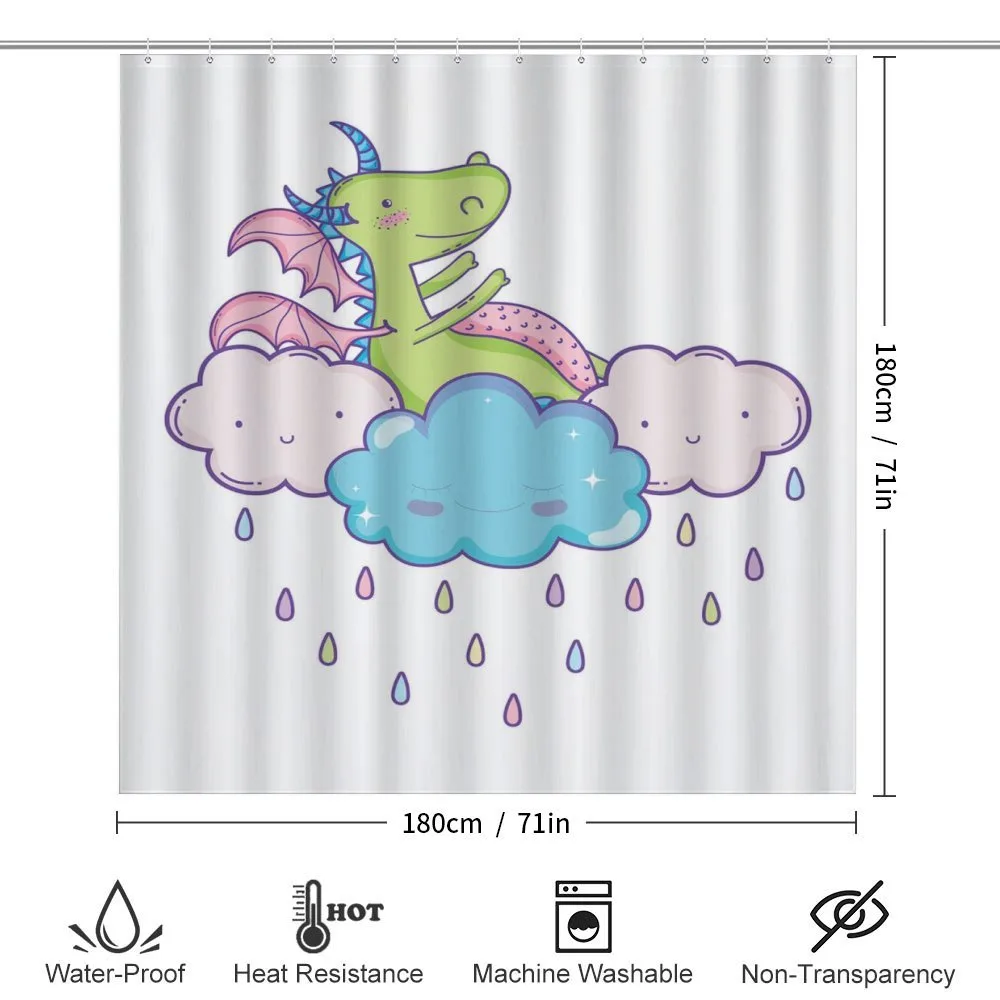 Doodle Style Clouds and Rain — Detail 2