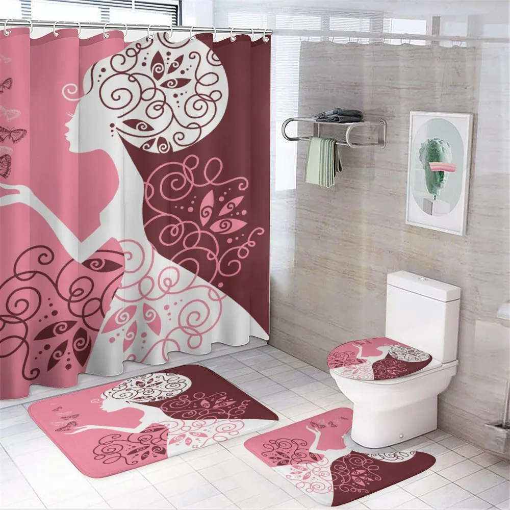 Girl Butterflies Flowers — Your design