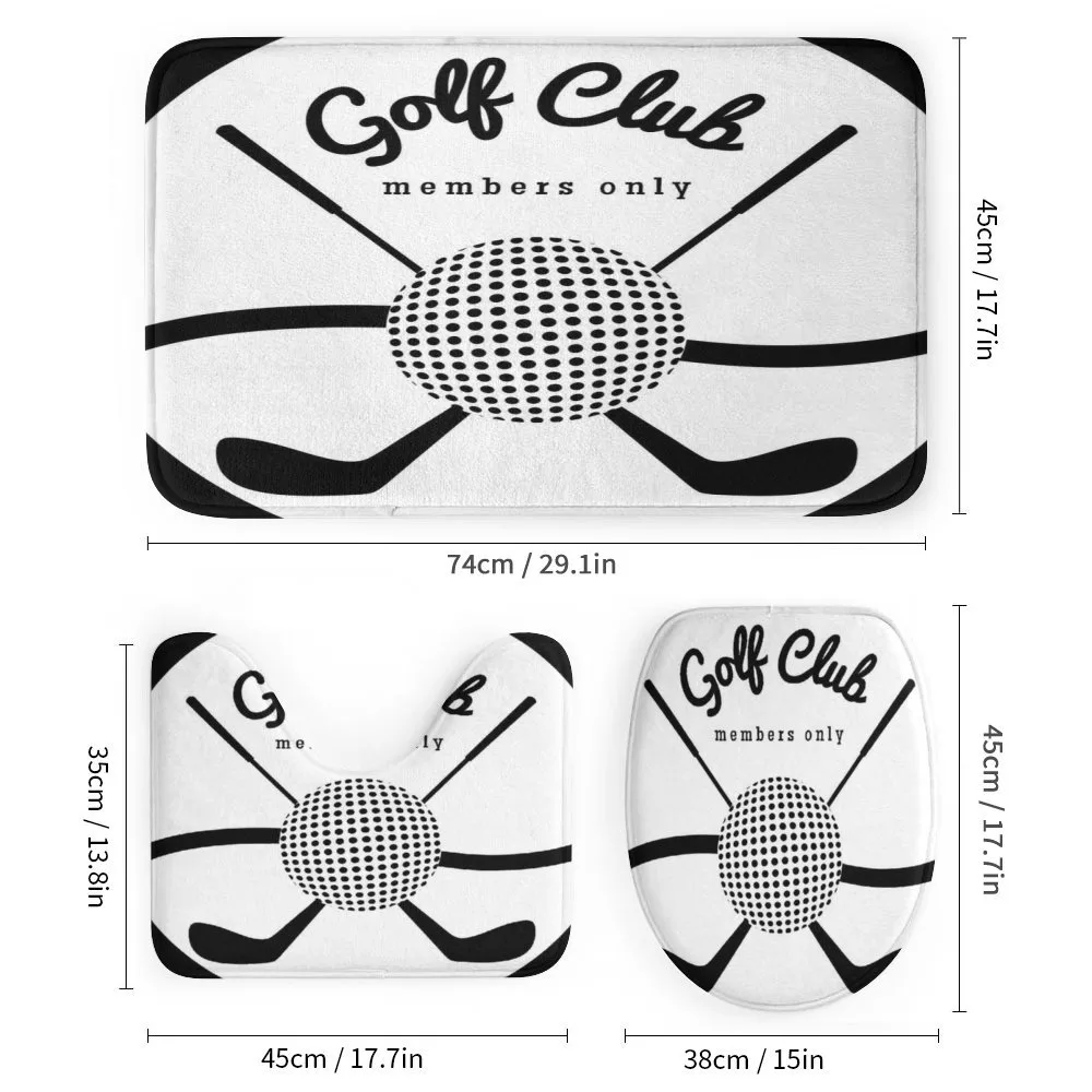 Golf Club Sign Members Only — Detail 1