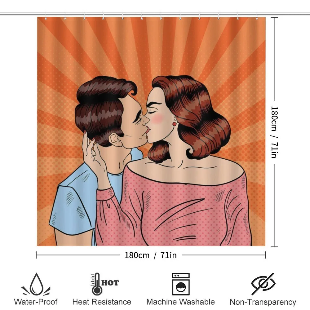 Happy Young Couple Retro — Detail 2