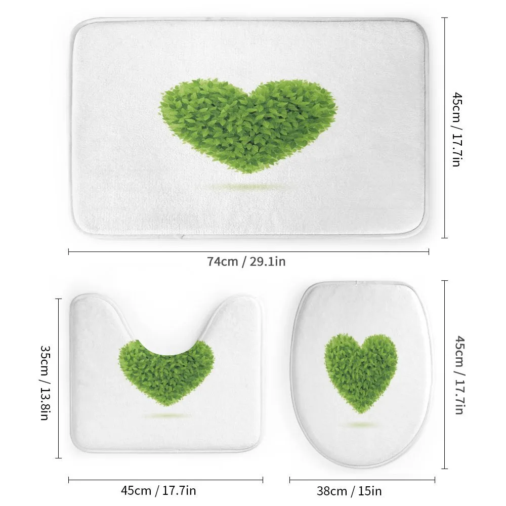 Heart with Fresh Leaves — Detail 1