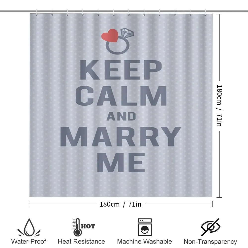 Keep Calm and Marry Me — Detail 2