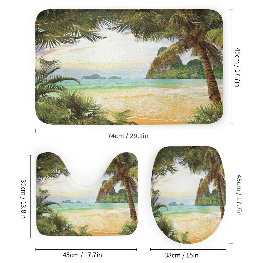Palm Coconut Trees Beach — Detail 1