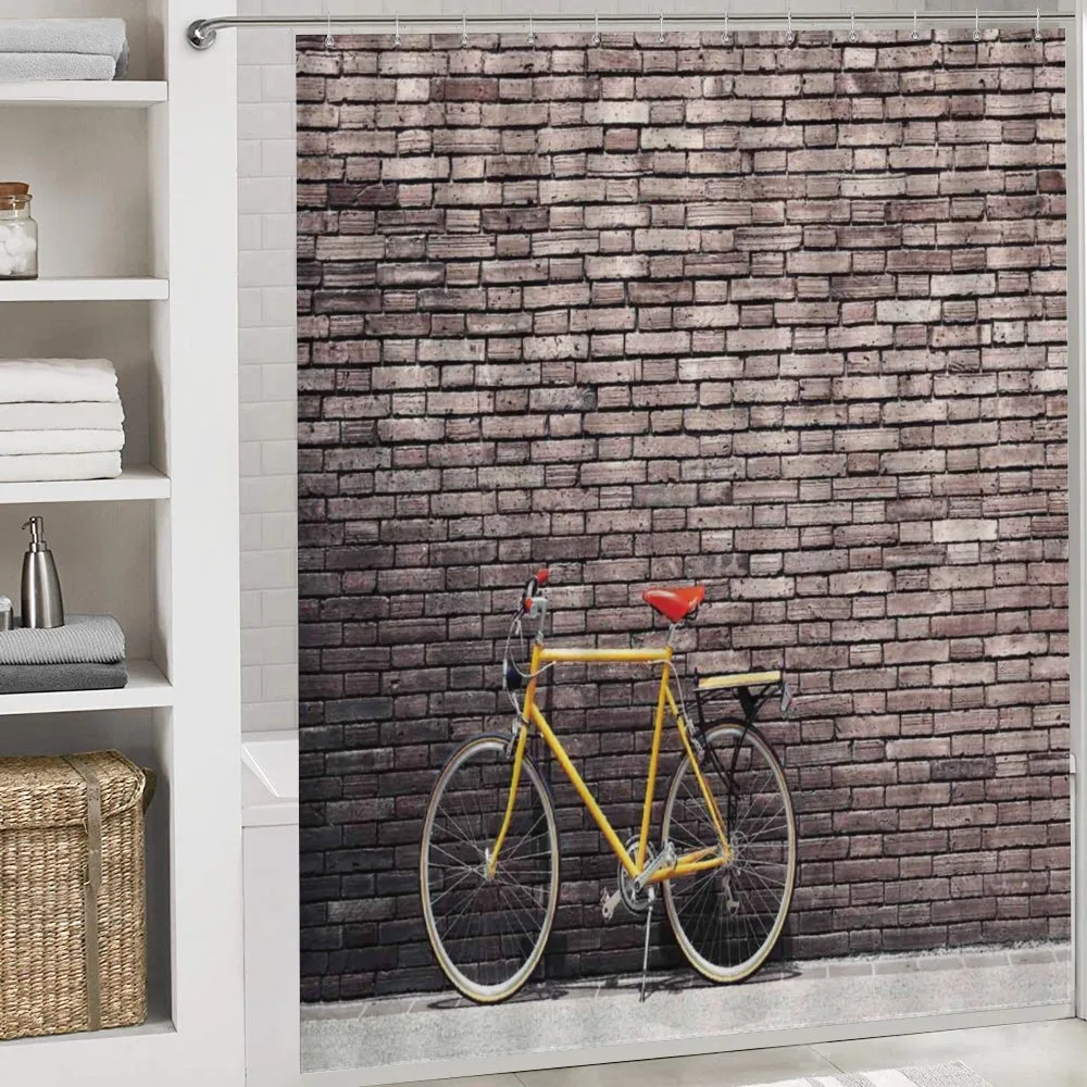 Retro Bicycle on Wall — Detail 4