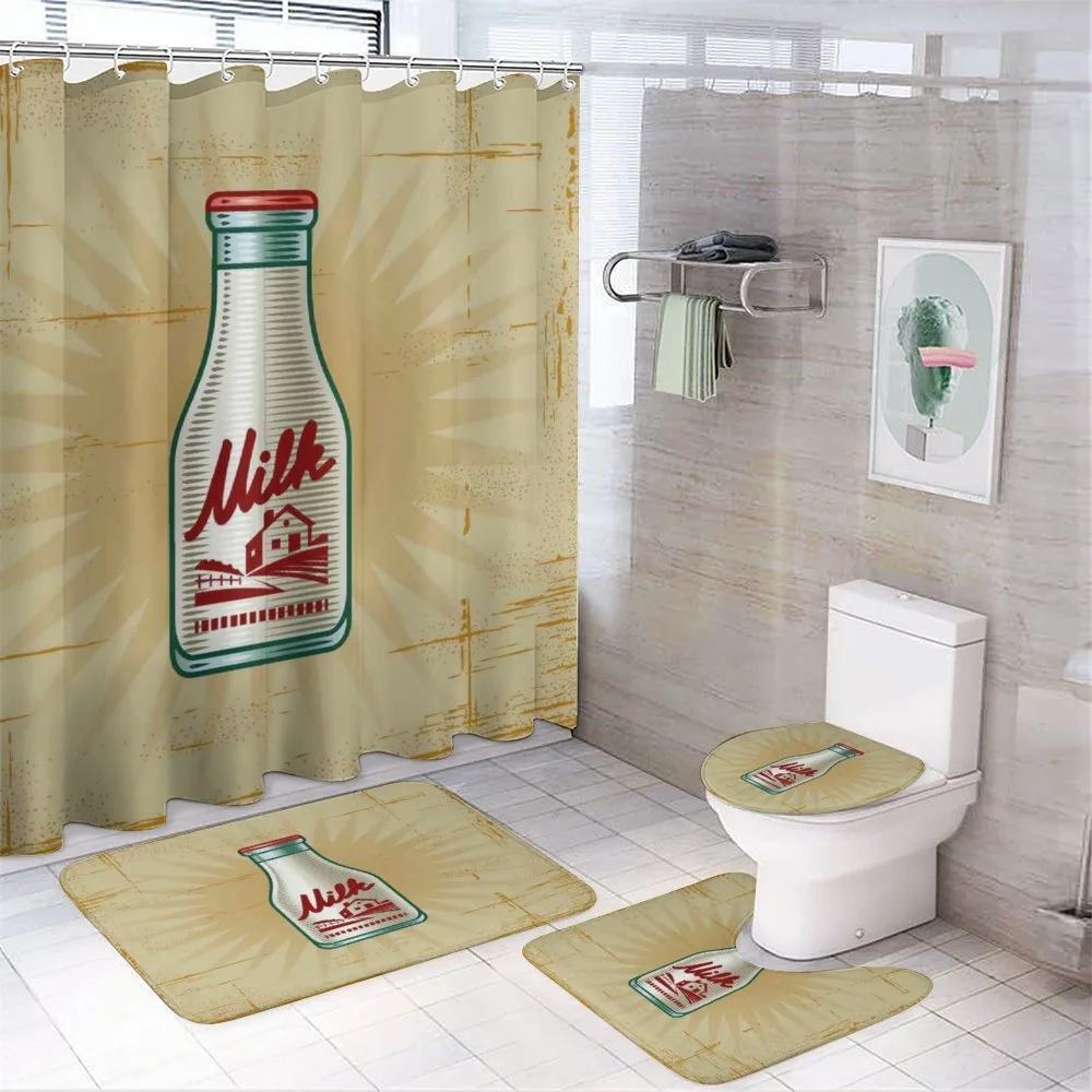 Retro Milk Bottle — Your design