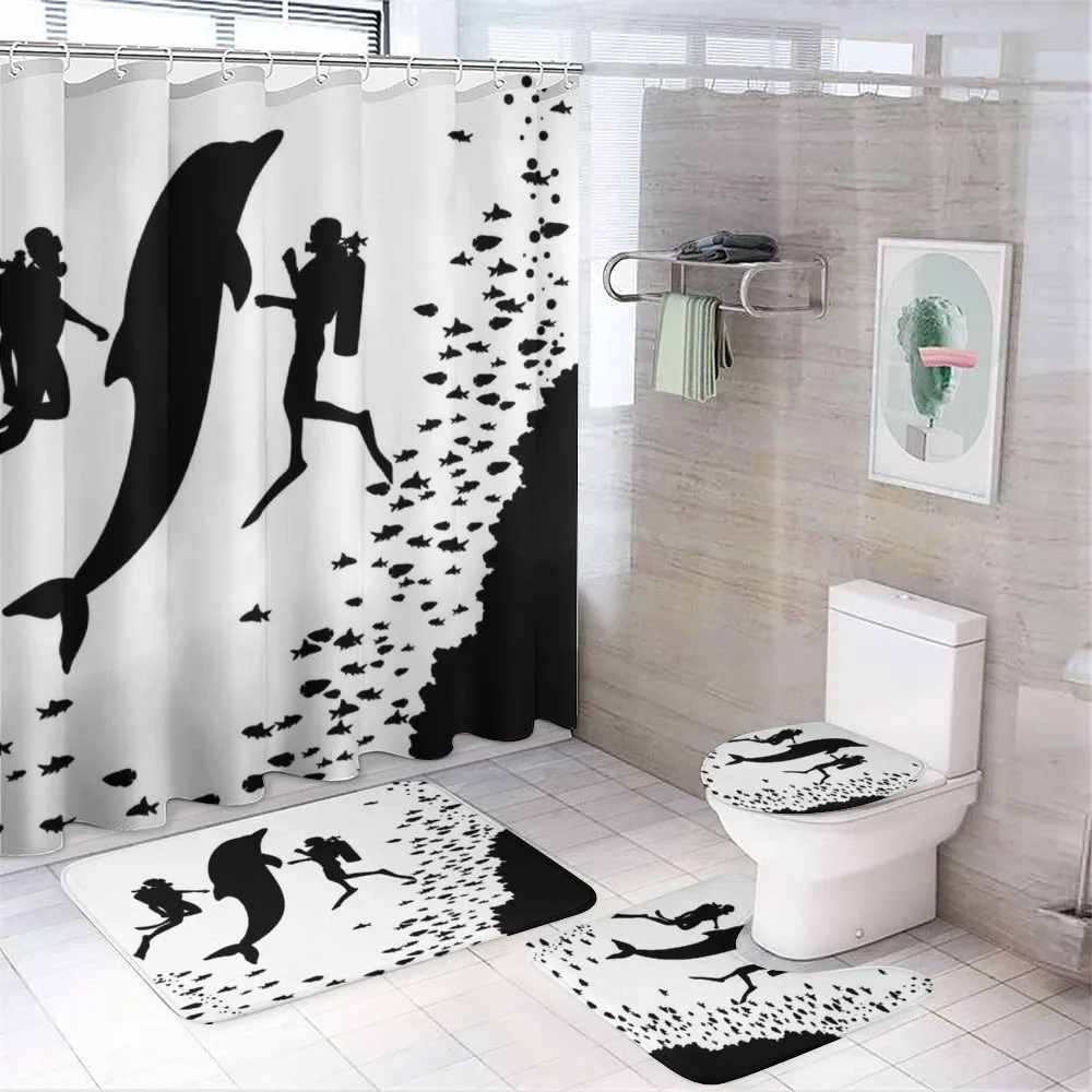 Scuba Divers Swimming — Your design