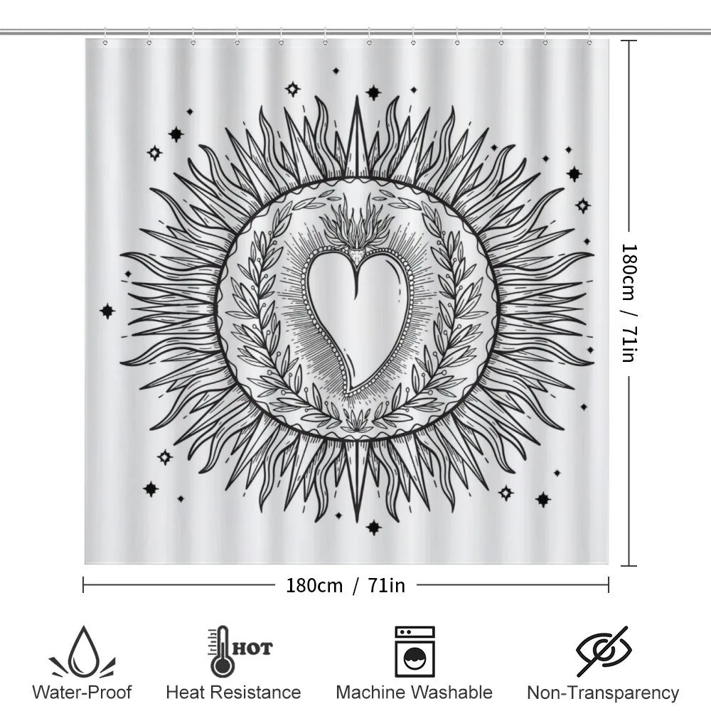 Sun with Heart Art — Detail 2