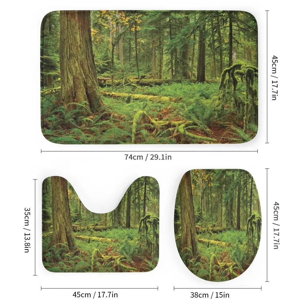 Woodland Bushes Moss — Detail 1