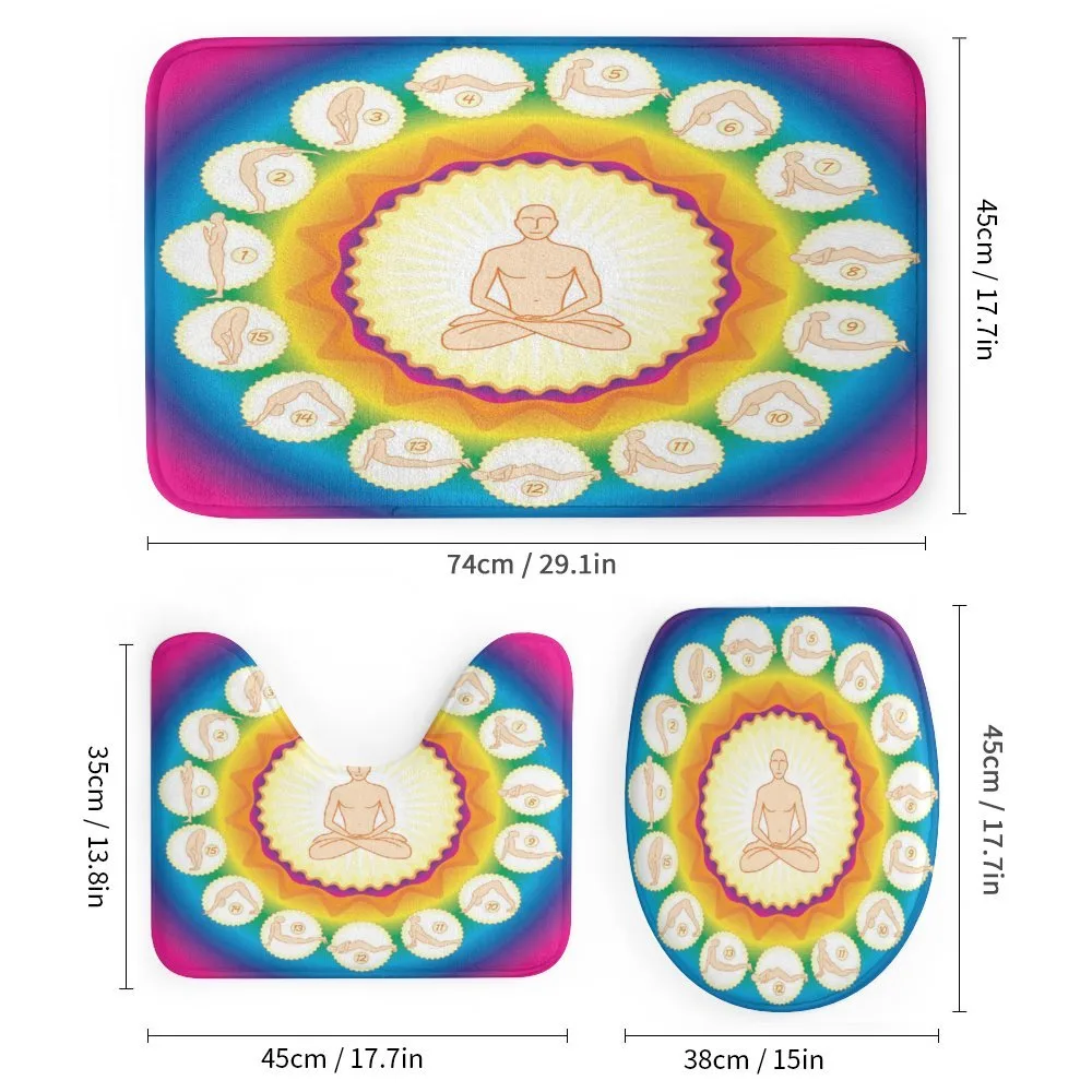 Yogi Lotus Posture Poses — Detail 1