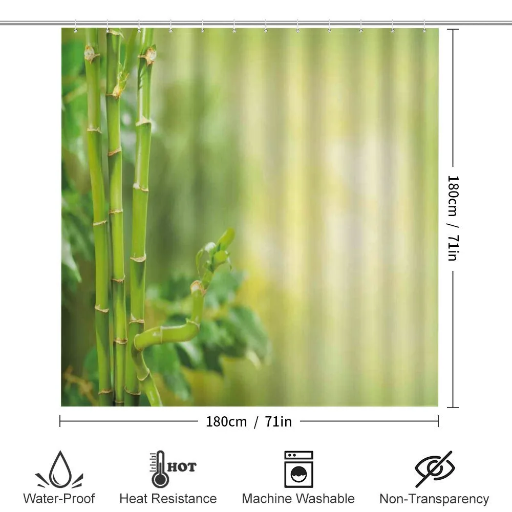 Bamboos Green Trees — Detail 2
