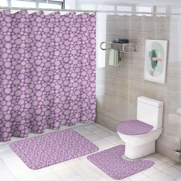 Blot Circle Geometric on a shower curtain