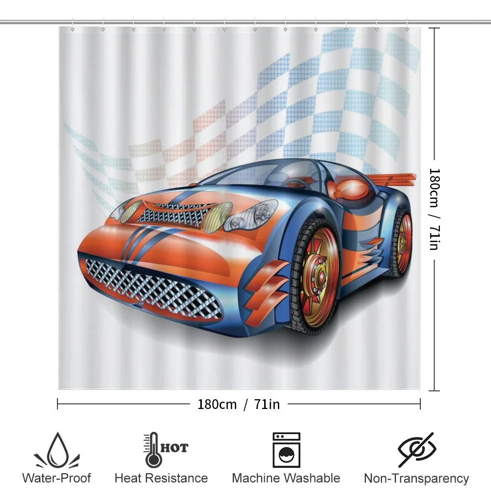 Cartoon Style Race Car — Detail 2